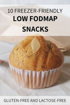 Inspiration for 10 freezer-friendly low FODMAP snacks. Easy and healthy FODMAP snacks that you can prep and take with you to work. #healthysnack #easysnack #FODMAP #fodmapsnack #glutenfree #lactosefree Fodmap Meal Plan, Fodmap Breakfast, Low Fodmap Snacks, Fodmap Friendly Recipes, Fodmap Snacks, Snack Sani, Low Fodmap Diet Recipes, Fodmap Diet Recipes, Ibs Recipes