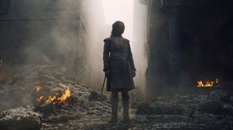 Risen from the ashes. Mad Queen, Royal Blood, Gra O Tron, Tyrion Lannister, Game Of Thrones Fans, Arya Stark, Hbo Series, Fun Shots, Maisie Williams