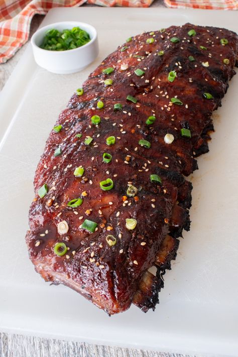 Sticky Asian Ribs Chinese Sticky Ribs, Asian Style Pork Ribs, Sticky Asian Ribs, Back Ribs In Oven, Asian Ribs, Family Food Ideas, Ribs In Oven, Chipotle Chili Powder, Garlic Rice