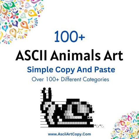 Simple Ascii Art Animals
Animals Text Art
Animals ASCII Art Text Animals, Symbols Animals, Different Types Of Animals, Ascii Art, Copy And Paste, Types Of Animals, Favorite Animals, Art Animals, Art Simple