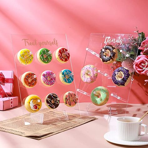 Donut Holder Stand, Donut Stand Display, Donut Branding, Donut Stands, Donut Holder, Donut Display, Donut Stand, Wall Stand, Birthday Treat