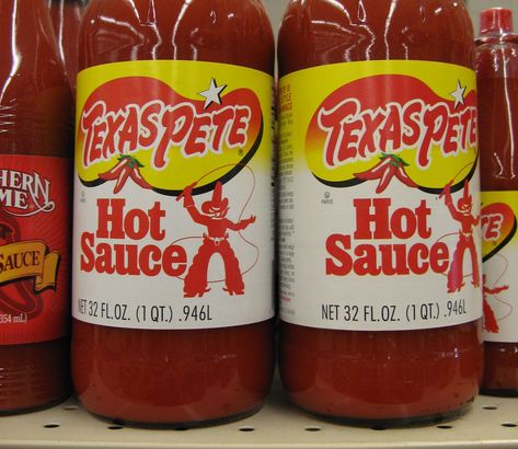 Texas Pete Hot Sauce Recipe, Texas Pete Hot Sauce, Texas Pete, Liz Truss, Types Of Peppers, Winston Salem North Carolina, Chicken Pictures, Barbecue Sauce Recipes, Hot Sauce Recipes