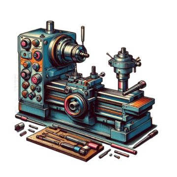 Lathe Machine Drawing, Lathe Projects Metal, Drawing Metal, Turning Machine, Steel Production, Colorful Drawing, Drawing Png, Object Design, Father Images