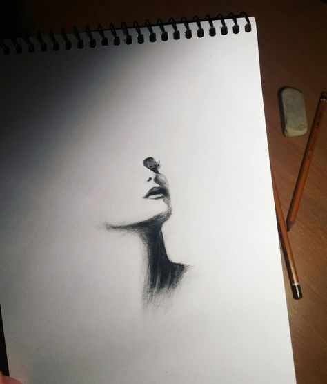 Pencil drawing ❤ Shadow Pencil Drawing, Pencil Sketches Easy, Shadow Drawing, 얼굴 드로잉, Art Sketches Pencil, Charcoal Art, Shadow Art, Pencil Art Drawings, Sketches Easy