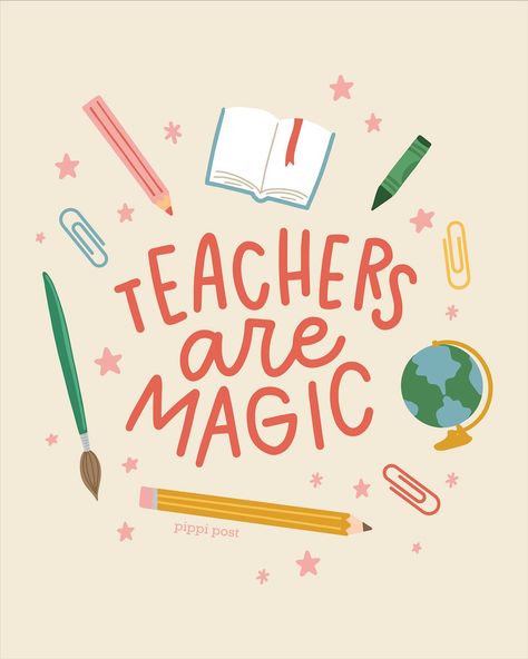 Send this to a teacher you adore ❤️ Thinking of all you teachers during this time of year! Testing, end of year assemblies and activities, and you’re still making things magical ✨ P.S. Here’s your friendly reminder that teacher appreciation week is almost here! 🫶 We just restocked the shop with new glass cans, cards, tumblers and gift cards if you need a last minute gift! #pippipostquotes #teachersaremagic #teacherappreciationweek #teachersofinstagram #teachingquotes #teacherquotes #happy... Teacher Vision Board, Back To School Wallpaper, Teacher Wallpaper, Teacher Appreciation Quotes, Teacher Motivation, Teacher Aesthetic, My Future Job, Teacher Gift Card, Teacher Quotes Inspirational