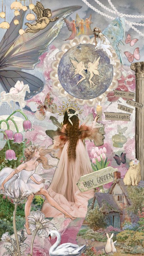 garden fairy mood board 🧚🏻‍♀️🫧🩷🎀✨💐 #garden #fairy #fairycore #fairyaesthetic #gardenfairy #moodboard Whimsical Mood Board, Victorian Fairy, Fairytale Moodboard, Fairy World Aesthetic, Fairycore Moodboard, Fairy Moodboard, Pink Fairy, Fairy Theme Wallpaper, Fairy Aesthetic Moodboard