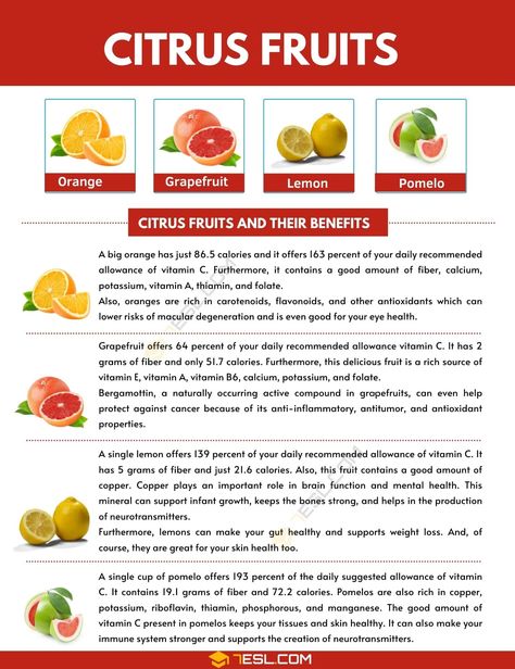 Fruit Benefits Chart, Citrus Benefits, Orange Benefits, Benefits Of Oranges, Fruits And Vegetables Benefits, Citrus Fruits, Citrus Fruits List, Citrus Fruit List, Facts About Orange Fruit