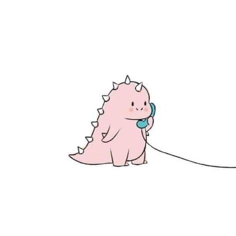 Matching profiles Dinosaur Pfp, Chibi Dinosaur, Dinosaur Wallpapers, Pokemon Cute, Wallpaper Matching, Iphone Themes, Kawaii Dinosaur, Racun Shopee, Cute Animal Illustration