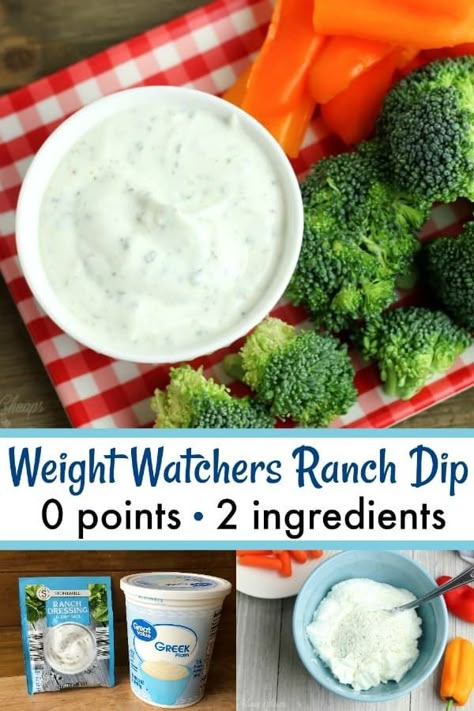 Weight Watcher Ranch Dip, Ww Dipping Sauce, Ww Ranch Dip, Healthy Ranch Veggie Dip, Ww Vegetable Dip Recipes, Low Fat Dip For Veggies, Ww Veggie Recipes, Weight Watcher Lunchables, Weight Watchers 2024 Points