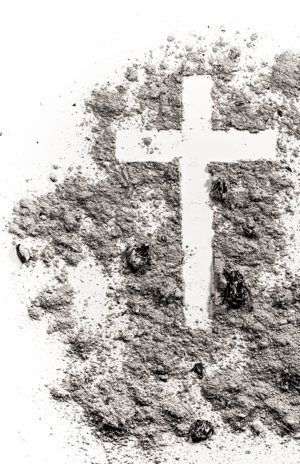 Ash Wednesday, The Cross, Ash, Black