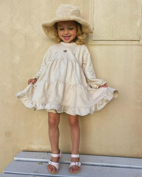 The dress that sold out within minutes last season is back at 9am tomorrow AEST ❤️‍🔥 She is our Camel Sands dress made of thick lush organic cotton, she can do no wrong ✨ #lollymay Baddie Mom, Windsor Family, Maya Fashion, Gemma Collins, Baby Girl Style, Baby Equipment, Toddler Girl Outfit, Toddler Girl Style, New Babies