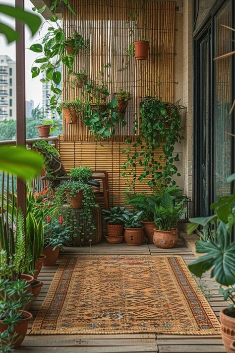 28 Boho Balcony Vibes for a Perfect Outdoor Sanctuary - My Elegant Home Outdoor Curtain Ideas, Fall Balcony, Balcony Vibes, Modern Balcony Design, Boho Balcony, Small Porch, Small Balcony Garden, Modern Balcony, Global Decor