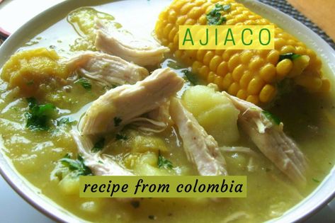 Colombian Chicken, Chicken And Potato Soup, Columbian Recipes, Colombian Dishes, Colombian Recipes, Colombian Cuisine, Chicken And Potato, South American Recipes, Recipes From Around The World