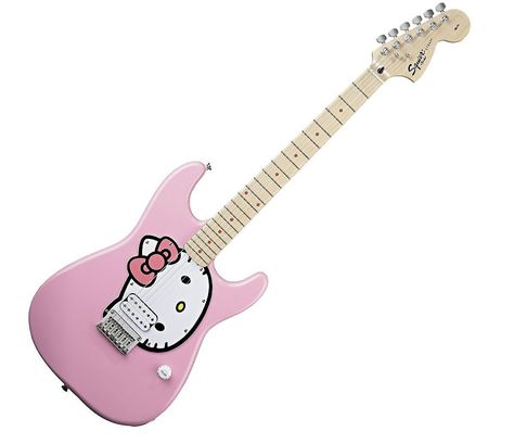 Hello Kitty Guitar, Pink Guitar, Hello Kitty Merchandise, Friends Characters, Pink Hello Kitty, Hello Kitty Items, Cool Guitar, Hello Kitty Wallpaper, 귀여운 동물