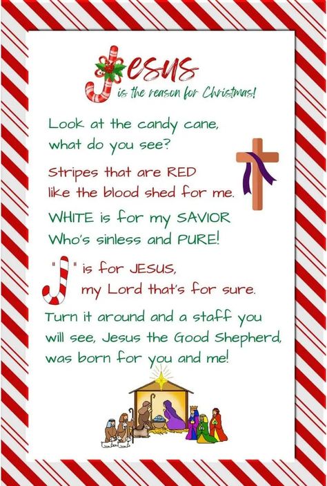 Legend of the Candy Cane - FREE Printable! | Abide & Shine Legend Of Candy Cane Free Printable, Meaning Of Candy Cane, Christian Christmas Printables, Legend Of The Candy Cane, Candy Cane Story, Candy Cane Legend, Creative Christmas Cards, Christmas Sunday School, Candy Cane Crafts