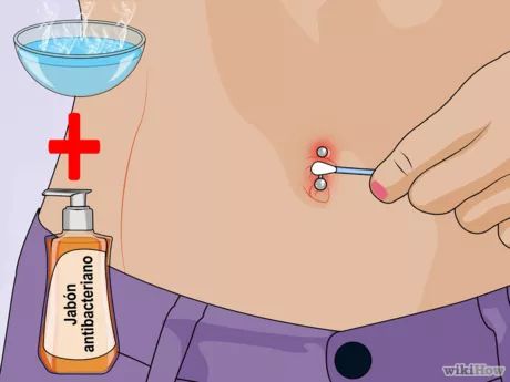 3 formas de saber si un piercing está infectado - wikiHow Piercing Industrial, Quick Natural Hair Styles, Cute Piercings, Navel Piercing, Belly Piercing, Belly Button Piercing, Piercing Tattoo, Nose Piercing, Buckets