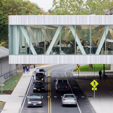 Milstein Hall, Cantilever Architecture, Oma Architecture, College Of Architecture, Steel Architecture, Steel Structure Buildings, Rem Koolhaas, Tadao Ando, Renzo Piano