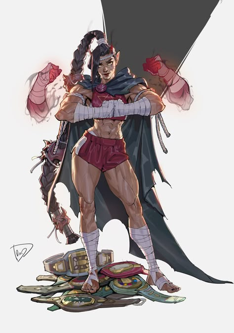 ArtStation - Some exercises, Dong Cheng Buff Women, Female Character Art, Dungeons And Dragons Classes, Dungeons And Dragons Characters, Dnd Art, Cool Characters, Dnd Stuff, Character Design Ideas, Modern Fantasy