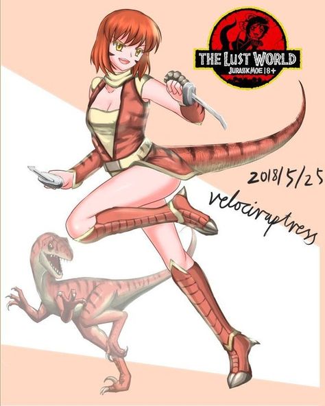 Anime Dinosaur, Jurassic World Dinosaurs, The Lost World, Jurassic Park World, Prehistoric Creatures, Monster Girl, Female Character Design, Cute Pokemon, Jurassic Park