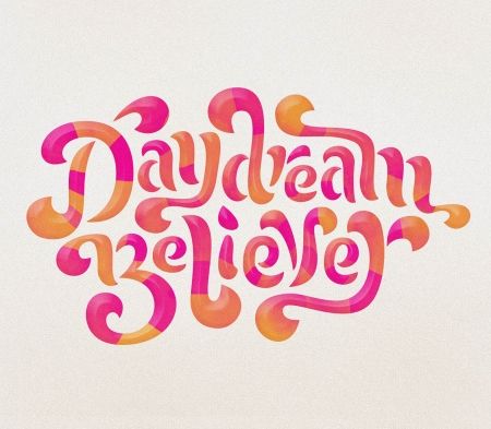 Category: Drawn — Friends of Type page 3 Daydream Believer, Font Inspiration, Color Swirl, Picture Postcards, Word Up, Lettering Quotes, Believe In Magic, Typography Letters, Love Words