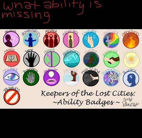 These are all the abilities mentioned in the KOTLC series... but one is missing! Try to figure out which one it is, and comment your theories below! Kotlc Abilities, Keepers Of The Lost Cities, Foster Keefe, Shannon Messenger, Keeper Of The Lost Cities, Slytherin And Hufflepuff, The Best Series Ever, Clean Humor, Book Dragon