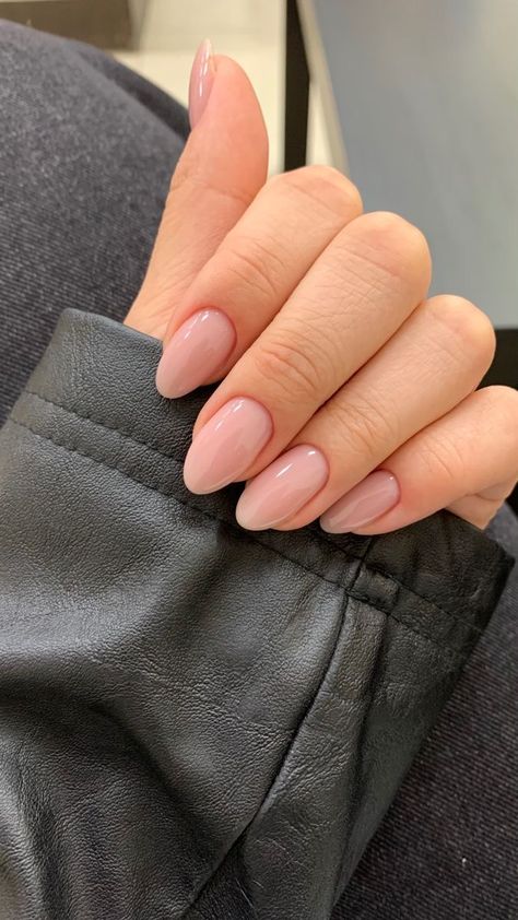 Short Nails Almond Natural, Plain Nails Natural, Natural Pink Oval Nails, Nail Type Shape, Pink Natural Almond Nails, Nails Acrylic Almond Natural, Gel Extension Nails Almond Short, Very Natural Nails, Need Nails