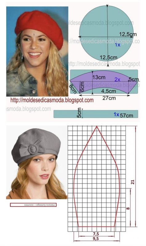 Beret Hat Pattern, Pola Topi, Sewing Quotes, Creative Napkins, Sewing Hats, Apron Sewing Pattern, Hat Patterns To Sew, Sewing Clothes Women, Sewing Tutorials Clothes