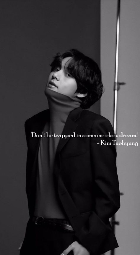 Kim Taehyung Quote Wallpaper I made. I don't own the background or the quote. #bts #quotes #wallpaper #kpop #v Kim Taehyung Quotes Inspirational, V Quotes Bts, Taehyung Quotes Wallpaper, V Quotes Wallpaper, Kpop Quotes Wallpaper, Kim Taehyung Quotes, Bts Quotes Wallpaper, V Quotes, Taehyung Quotes