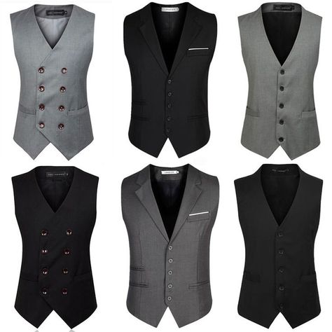 Suit Vest Men, Vest Outfits Men, Waistcoat Designs, Mens Vest Fashion, Stylish Mens Suits, Classy Outfits Men, Mens Suit Vest, Dress Suits For Men, Vest Men