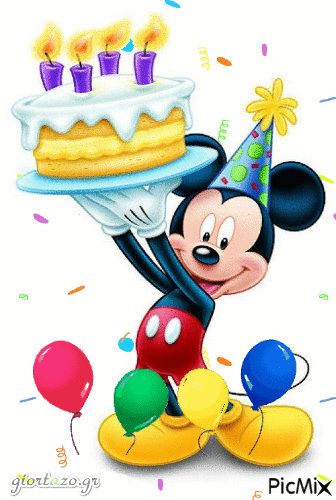 Happy Birthday Wishes Gif, जन्मदिन की शुभकामनाएं, Happy Birthday Mickey Mouse, Γενέθλια Mickey Mouse, Animated Happy Birthday Wishes, Happy Birthday Disney, Birthday Wishes Gif, Happy Birthday Wishes Pics, Happy Birthday Gif