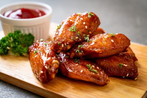 Corn Dips, Baked Bbq Chicken Wings, Baked Chicken Wings Recipe, Freezing Corn, Corn Side, Recipes Corn, Bbq Chicken Wings Recipe, Barbecue Chicken Wings, Wing Sauce Recipes