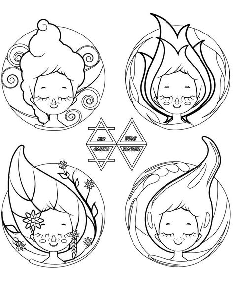 Les 4 Elements, Football Coloring Pages, Donald And Daisy Duck, Adult Colouring Printables, 4 Element, Colouring Page, 4 Elements, Princess Coloring Pages, Princess Coloring