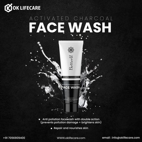 𝐀𝐜𝐭𝐢𝐯𝐚𝐭𝐞𝐝 𝐂𝐡𝐚𝐫𝐜𝐨𝐚𝐥 𝐅𝐚𝐜𝐞 𝐖𝐚𝐬𝐡 👉 Anti pollution facewash with double action ( prevents pollution damage + brightens skin) 👉 Repair and nourishes skin #CharcoalFaceWash #facewashproducts #OkLifeCare #OkLifecare #oklifecare_business #oklifecareproducts Charcoal Face Wash, Life Care, Skin Repair, Activated Charcoal, Face Wash, Pollution, Repair, Skin