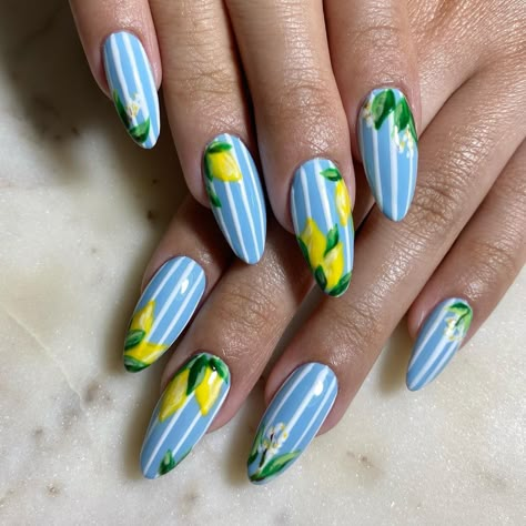 Lemon Nails Designs, Lemon Nail Art, Lemon Nails, Nail Swag, Yellow Nails, Nail Games, Swag Nails, Spring Nails, Nails Inspiration