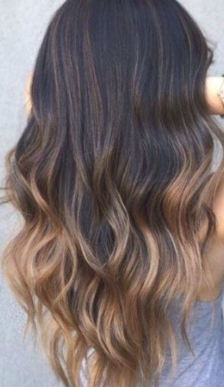 45 Dark Brown to Light Brown Ombre Long Hair Color Ideas - Hair Colour Style Brown To Light Brown Ombre, Dark Brown To Light Brown Ombre, Dark Brown To Light Brown, Light Brown Ombre, Coffee Brown Hair, Dark Ombre Hair, Brown Hair Shades, Brown Ombre Hair, Blond Balayage