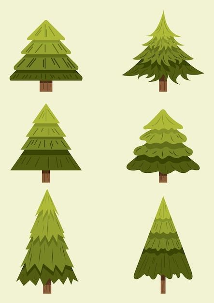 Vector plant | Premium Vector #Freepik #vector #forest-landscape #forest-trees #pine-forest #forest Pine Tree Vector Illustration, Pine Forest Illustration, Freepik Illustration, Pine Tree Illustration, Kinetic Type, Tree Vector, Landscape Forest, Conifer Trees, Vector Trees