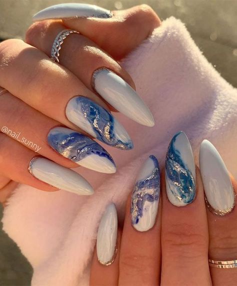 White And Silver Nails, Romantic Nails, Nail Art For Beginners, Homecoming Nails Acrylic, Cute Summer Nails, Animal Print Nails, Nail Tattoo, Summer Nails Colors, Heart Nails