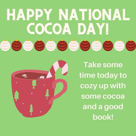 National Hot Cocoa Day, National Cocoa Day, National Hot Chocolate Day, National Days, National Day, Pampered Chef, Hot Cocoa, Fun Stuff, Good Books