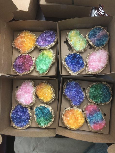 [Homemade] Geode Cookies Geology Party Decorations, Gemstone Cake Ideas, She’s A Gem Party Theme, Rock And Mineral Birthday Party, Geode Themed Birthday Party, Geode Party Theme, Geology Party Ideas, Gem Mining Birthday Party, Geode Birthday Party