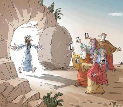 Smartphone Addiction: Funny But Sad - 9 Deep Meaning Images, Satirical Illustrations, Funny Relationship Jokes, Funny Cartoon Pictures, Bible Characters, Relationship Jokes, Conceptual Illustration, Bible Notes, Powerful Images