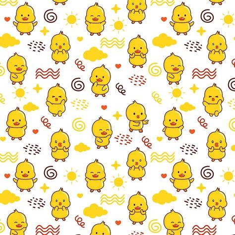 Kids Fabric Prints, Dope Backgrounds, Cartoon Character Illustration, Friend Wallpaper, Pattern Design Illustration, Animal Background, Roblox Clothing, Duck Pattern, Best Friend Wallpaper