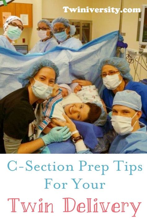 Read the best c-section prep tips from moms of twins who have experienced a c-section. Includes tips on prep, during, and after delivery. Twin Going Home Outfits, Hospital Bag C Section, Twin Pregnancy Symptoms, Twin Delivery, Breastfeeding Twins, Third Trimester Pregnancy, Twin Pregnancy Announcement, Pregnancy Info, C Section