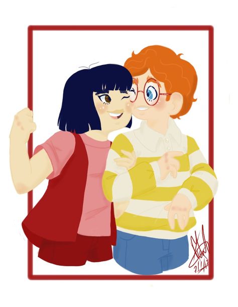 Wanda and Arnold  #wanda #arnold #digitalart  #childhood #TheMagicSchoolBus #nostalgia #character #ariondraws #myart #fandom #drawing Magic School Bus Arnold, The Magic School Bus Fan Art, Arnold Magic School Bus, Magical School, Character Fanart, Fandom Drawing, Magic School Bus, Thomas The Tank, Thomas The Tank Engine