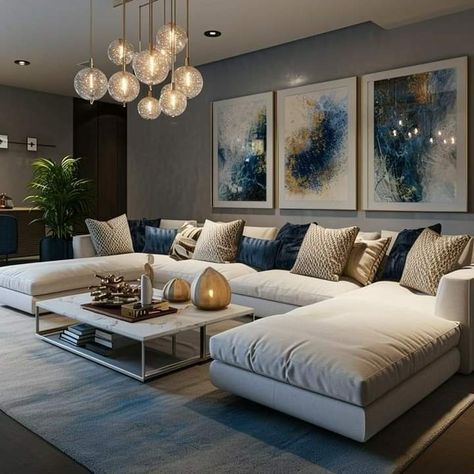 Tv Room Sofa Ideas, Modern Gray Living Room, Cozy Living Room Design, Elegant Living Room Decor, Sofas For Small Spaces, Living Room Designs Small Spaces, Tile Kitchen, Set Designs, Design Room