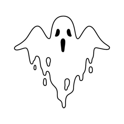 Personagem de desenho animado fantasma d... | Premium Vector #Freepik #vector #ilustracao #fantasma #desenho-fantasma #desenho-animado Halloween Desenhos, Halloween Desenho, Black Hole Tattoo, Santa Claus Hat, Halloween Drawings, Gourd Art, Dog Paw, Dog Paws, Halloween Ghosts