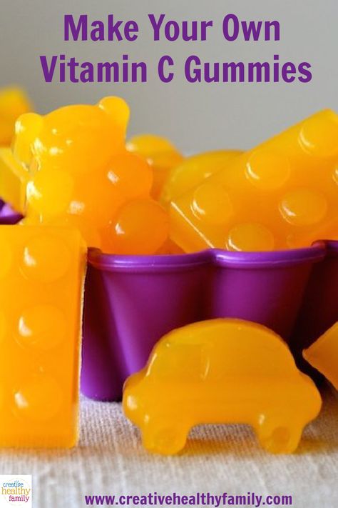 Make your own vitamin c gummies and stay away from artificial ingredients. This homemade recipe is very easy to make and contains only natural ingredients. Fight colds and get your daily dose of vitamin C to boost your immune system. #vitaminc #gummies #kids #family #supplements #colds #natural #fight Natural Mama, Vitamin C Gummies, Gummies Recipe, Healthy Remedies, Healthy Wellness, Crunchy Moms, Gummy Vitamins, Vitamins For Kids, Natural Parenting