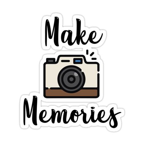 Decorate laptops, Hydro Flasks, cars and more with removable kiss-cut, vinyl decal stickers. Glossy, matte, and transparent options in various sizes. Super durable and water-resistant. Photography its all about memories and moments Memories Printable Stickers, Good Memories Aesthetic, Farewell Highlight Cover Instagram, Family Stickers Scrapbook, My Scrapbook Cover, Family Stickers Printable, Stickers For Laptop Printable, Scrapbook Printables Stickers, Cool Stickers Printable