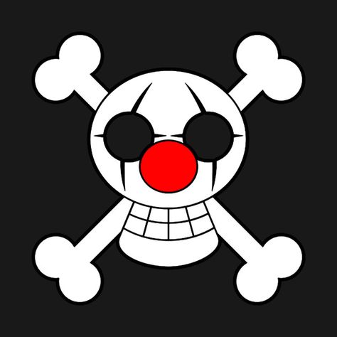 Baggy Le Clown, Buggy Pirates, One Piece Jolly Roger, Buggy One Piece, Pirate Images, Buggy The Clown, Jolly Roger Flag, One Piece Logo, Coral Draw