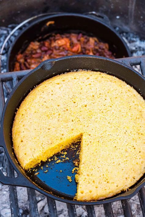 Camping Skillet Cornbread Recipe - Fresh Off the Grid