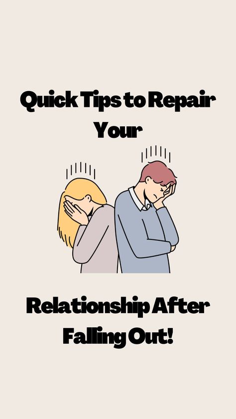 Use these quick tips to help you repair a relationship that’s been damaged after a falling out. Mending A Relationship, Repairing A Relationship, Repair Relationship, Relationship Repair, Healing Relationships, Trust In Relationships, Counseling Resources, A Relationship, Counseling